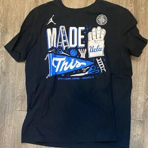Nike Black and Blue Short Sleeve Tee UCLA